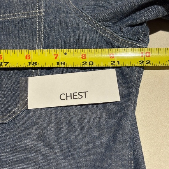 Joe's Jeans Mens Long sleeve Button Up Shirt Sz L Preppy Classic Ranch Western - Picture 7 of 10